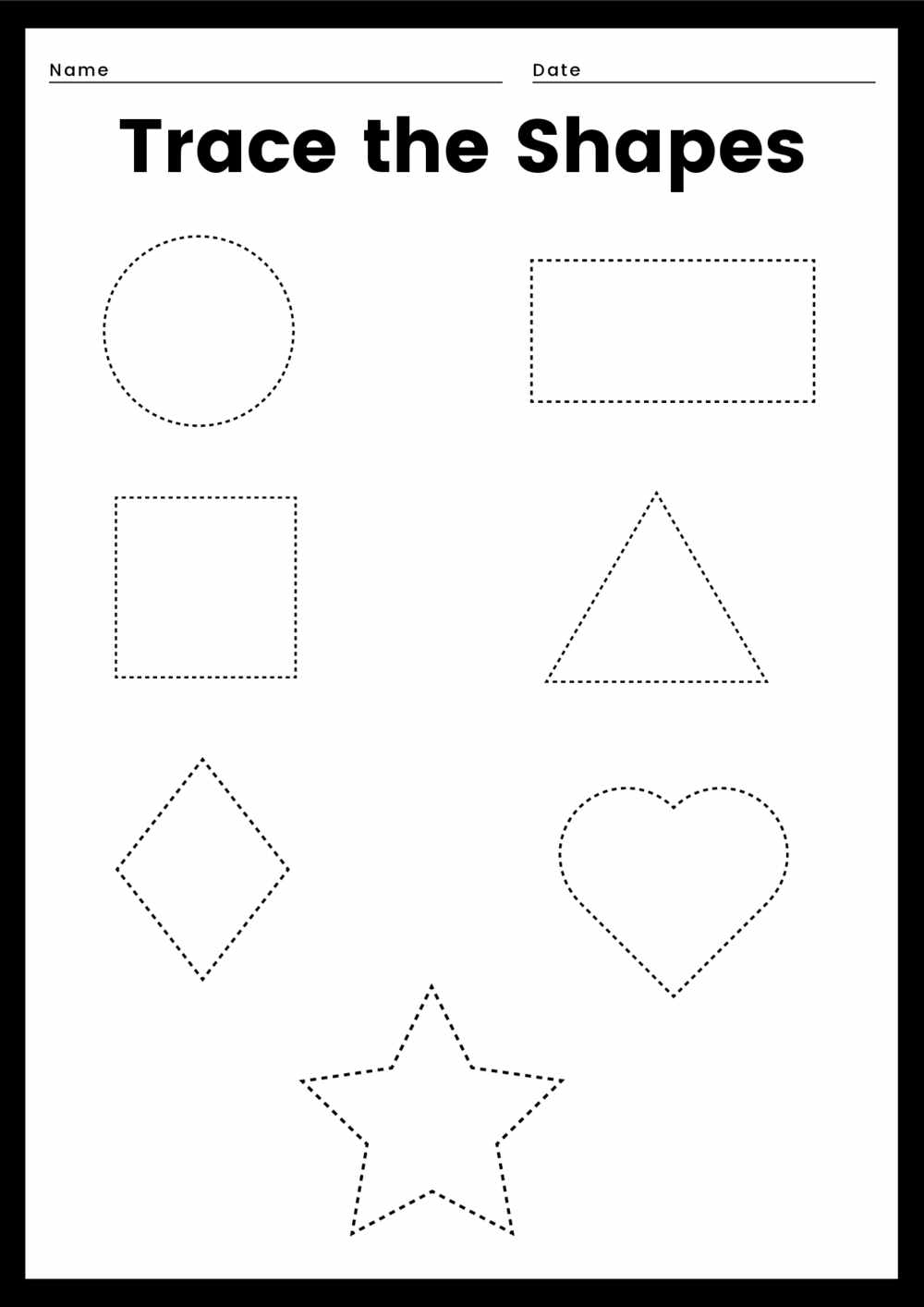 01 Trace the shapes 2